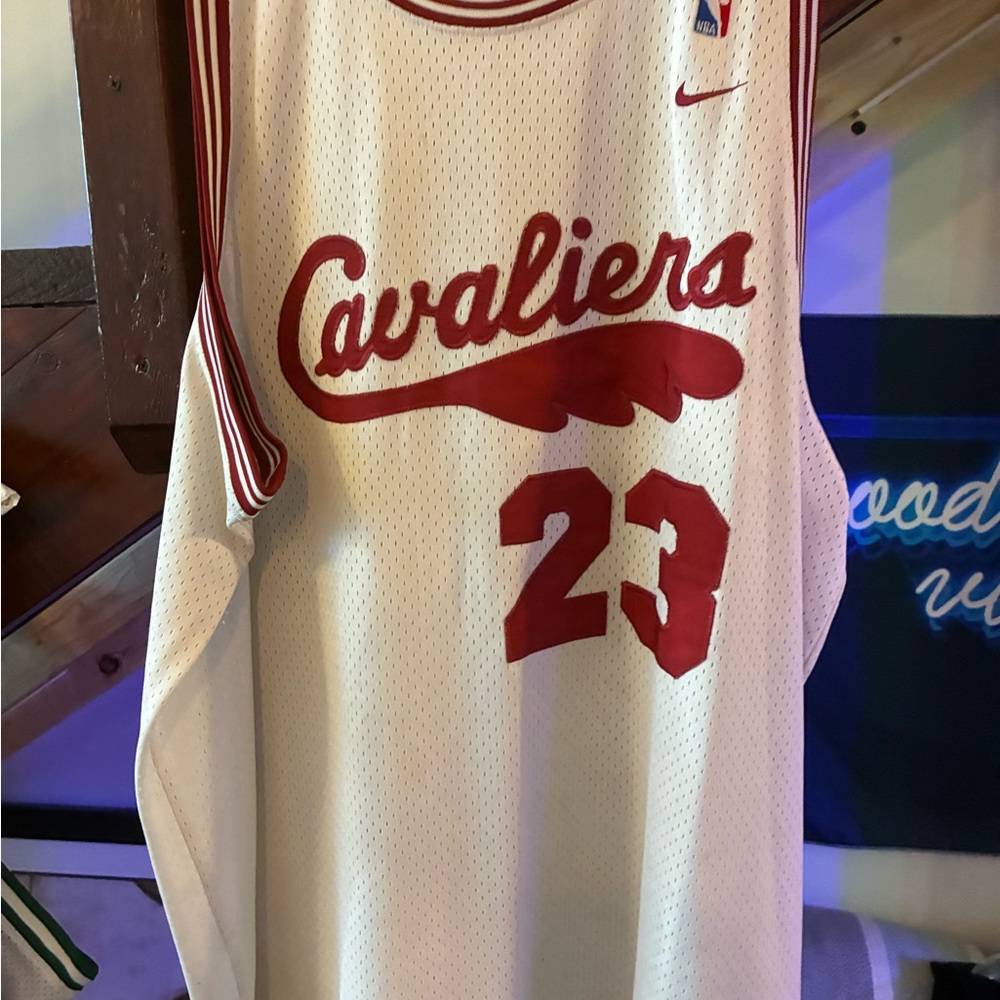 Nike Cavaliers Red and White Jersey